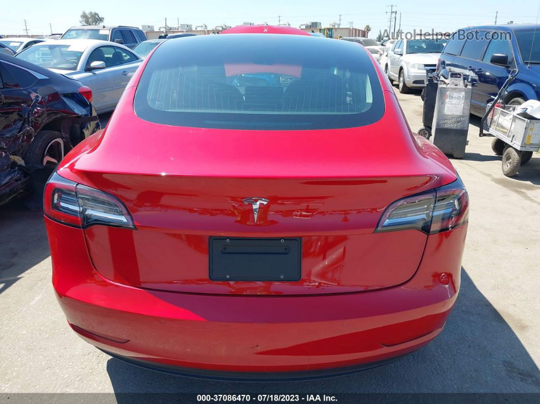 2019 Tesla Model 3 Range Red vin: 5YJ3E1EA8KF411625