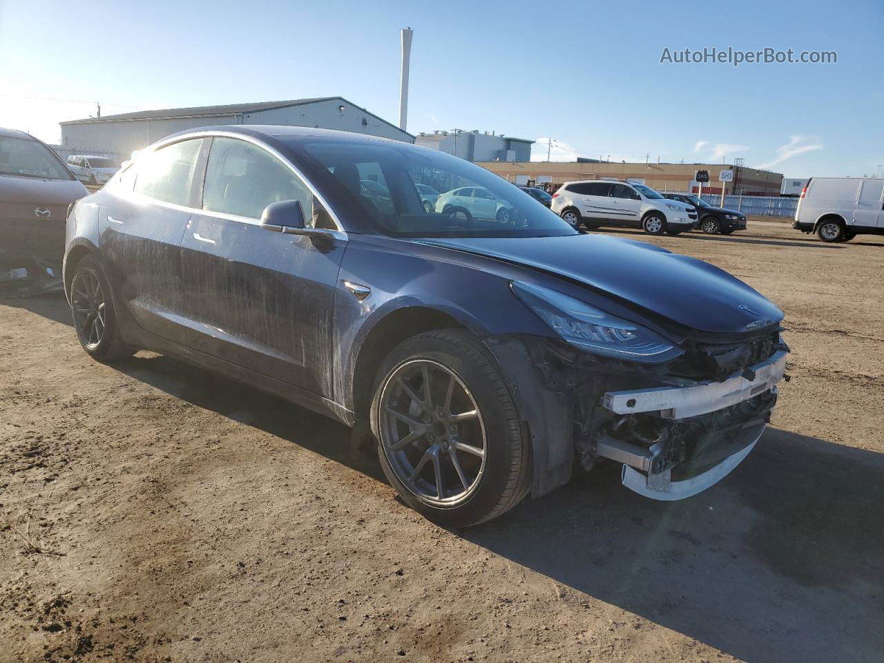 2019 Tesla Model 3  Blue vin: 5YJ3E1EA8KF426321