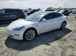 2019 Tesla Model 3  White vin: 5YJ3E1EA8KF434550