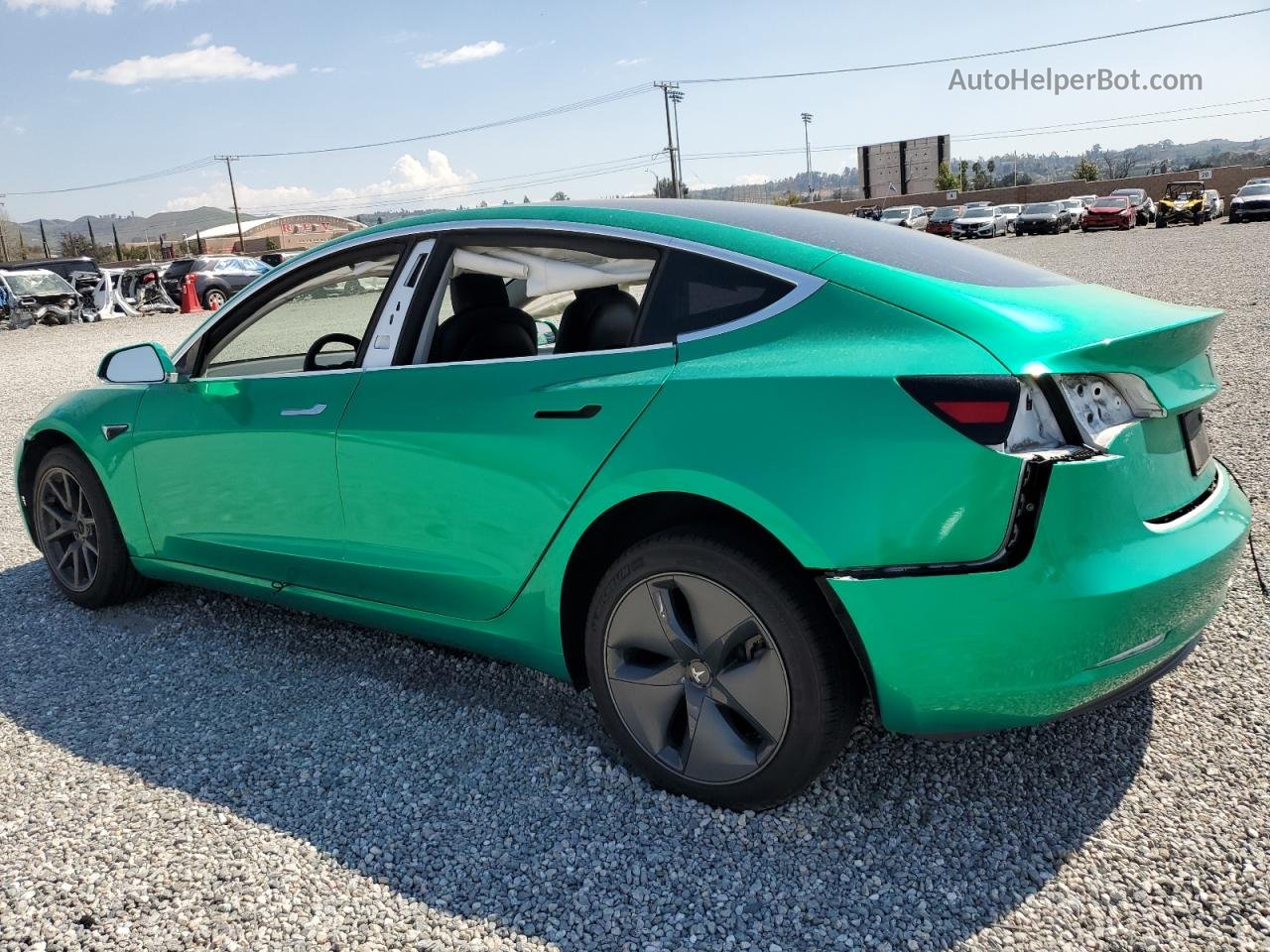 2019 Tesla Model 3  Зеленый vin: 5YJ3E1EA8KF482842