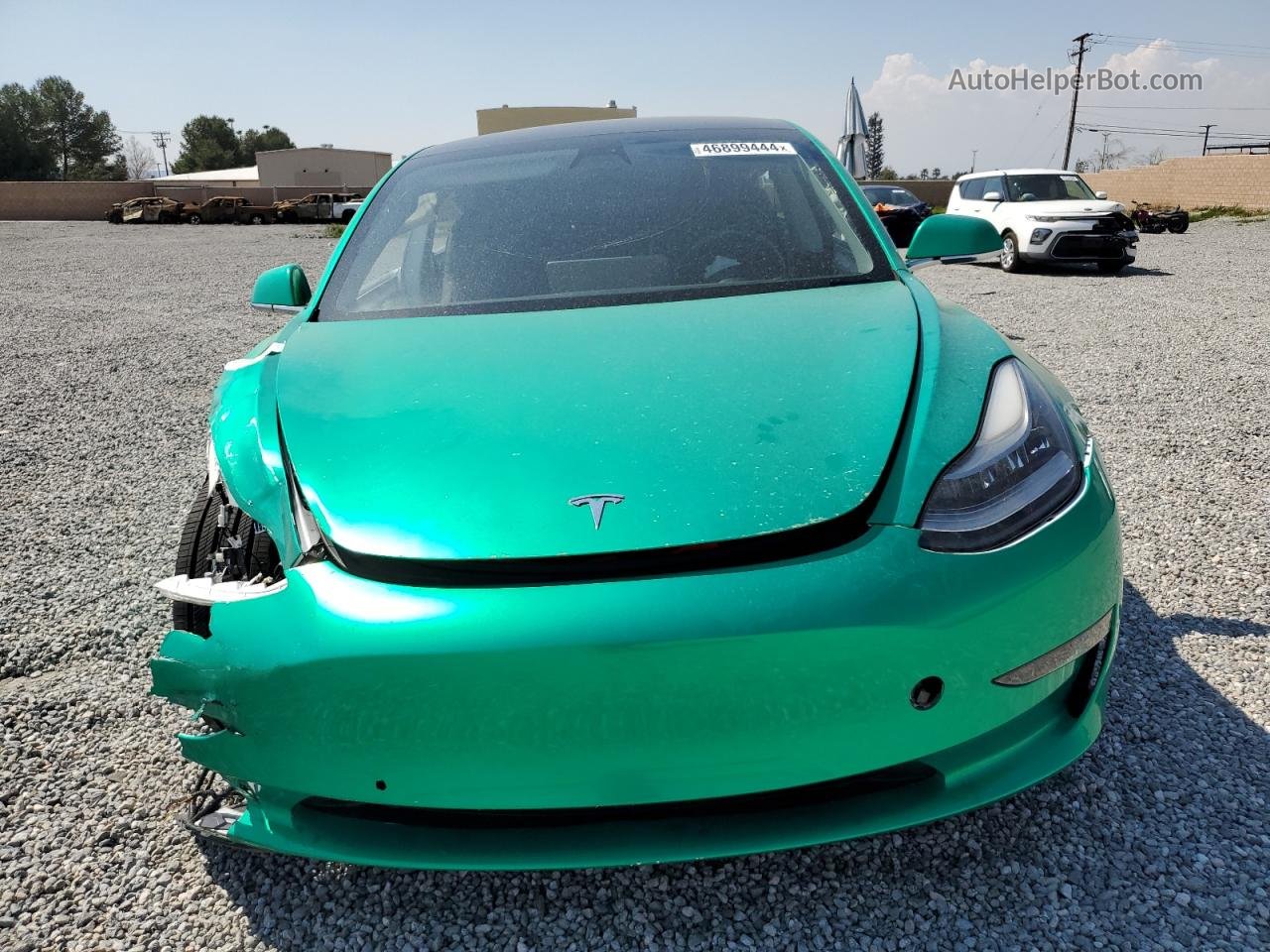 2019 Tesla Model 3  Green vin: 5YJ3E1EA8KF482842