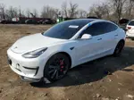 2019 Tesla Model 3  White vin: 5YJ3E1EA8KF483456