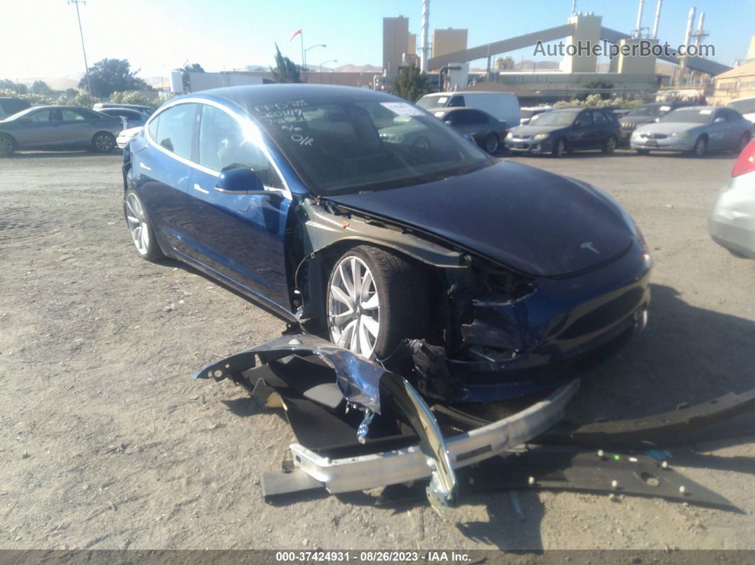 2019 Tesla Model 3 Range Blue vin: 5YJ3E1EA8KF495378