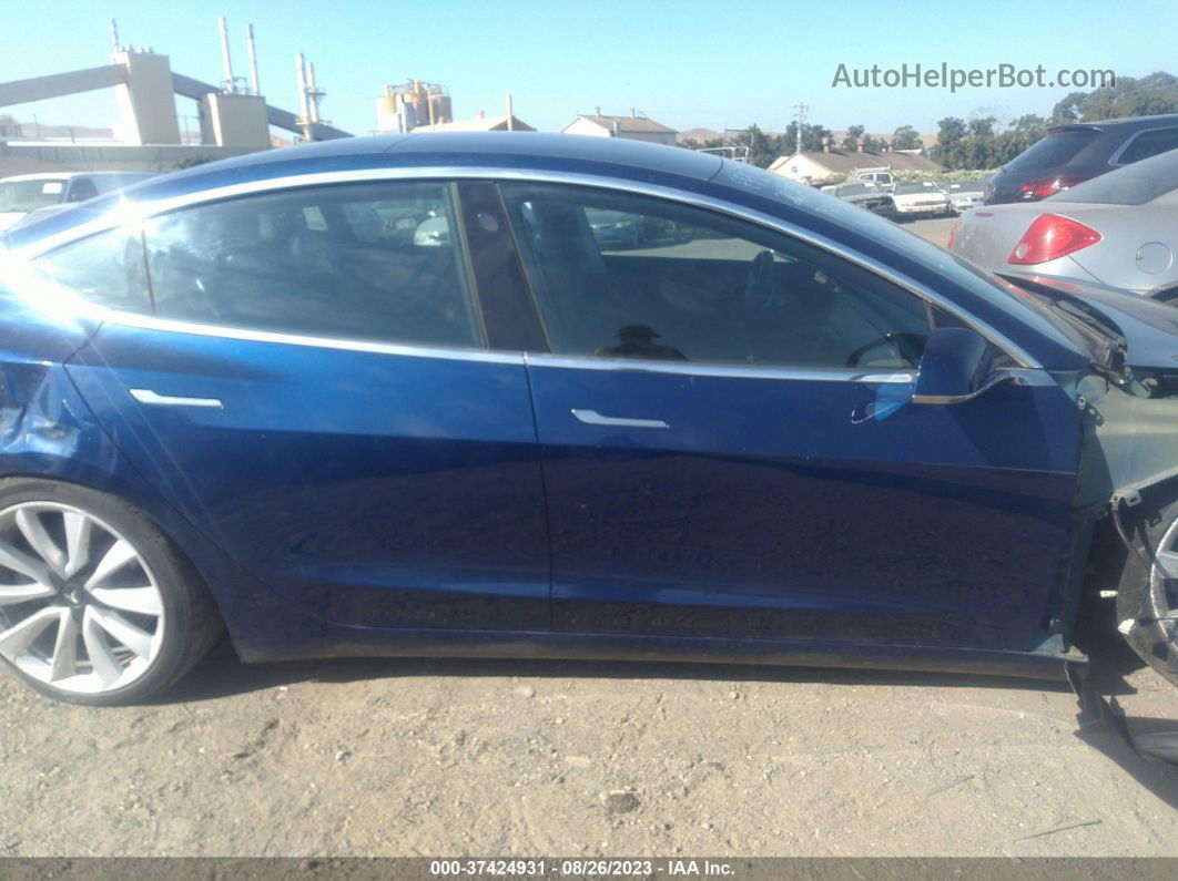 2019 Tesla Model 3 Range Blue vin: 5YJ3E1EA8KF495378