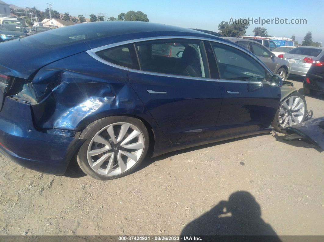 2019 Tesla Model 3 Range Синий vin: 5YJ3E1EA8KF495378