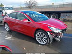 2019 Tesla Model 3 Long Range/mid Range/standard Range/standard Range Plus Red vin: 5YJ3E1EA8KF536902