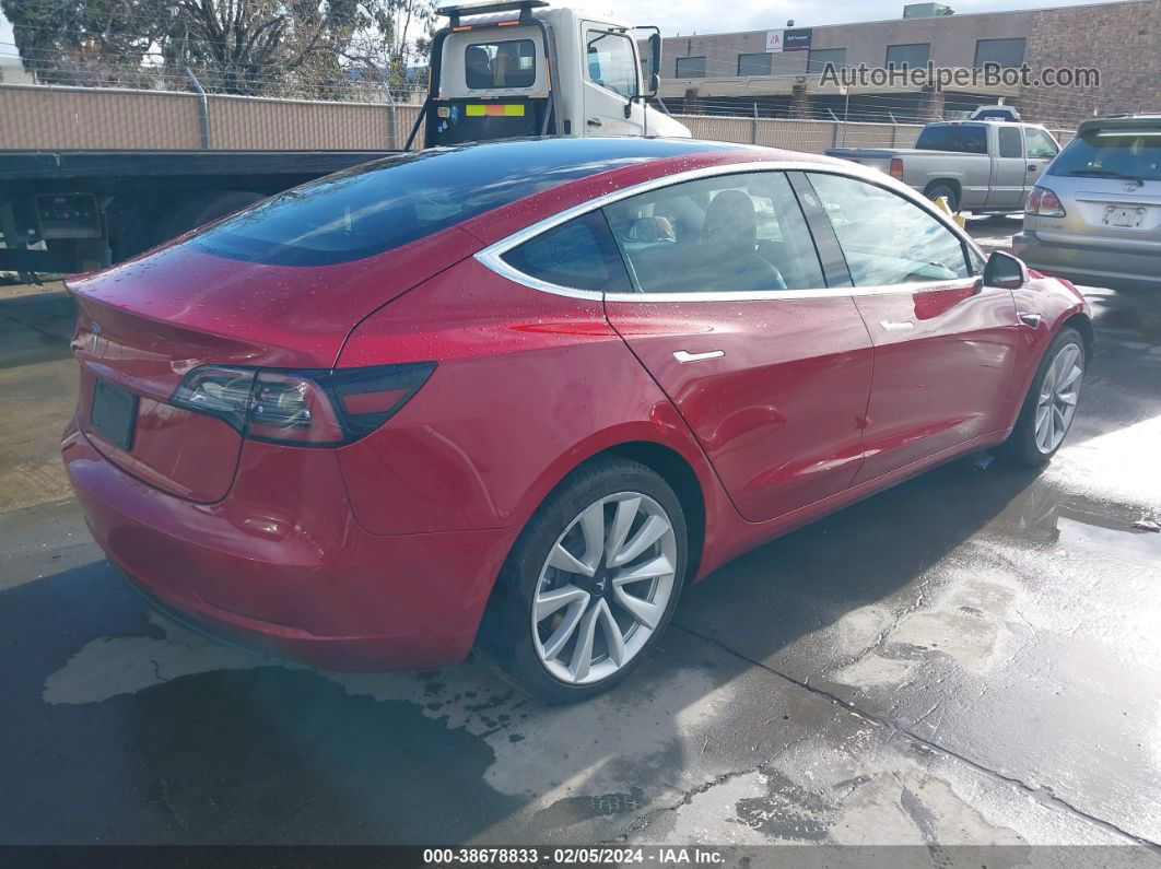 2019 Tesla Model 3 Long Range/mid Range/standard Range/standard Range Plus Red vin: 5YJ3E1EA8KF536902