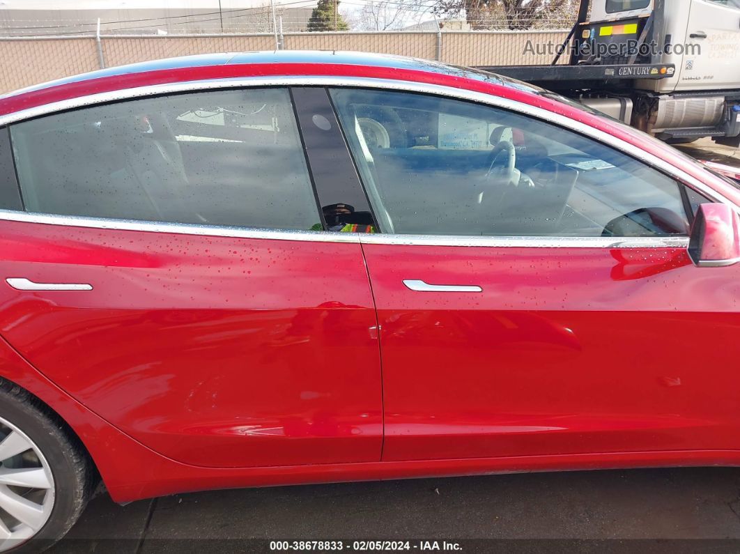 2019 Tesla Model 3 Long Range/mid Range/standard Range/standard Range Plus Red vin: 5YJ3E1EA8KF536902