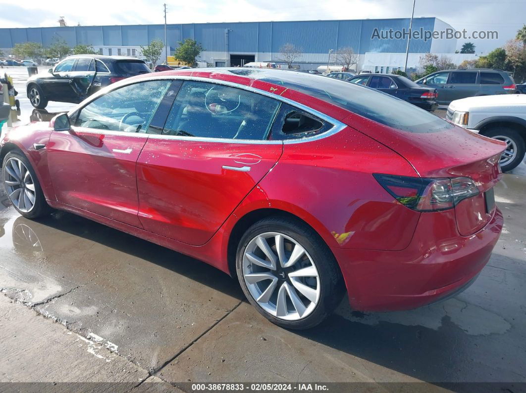 2019 Tesla Model 3 Long Range/mid Range/standard Range/standard Range Plus Red vin: 5YJ3E1EA8KF536902