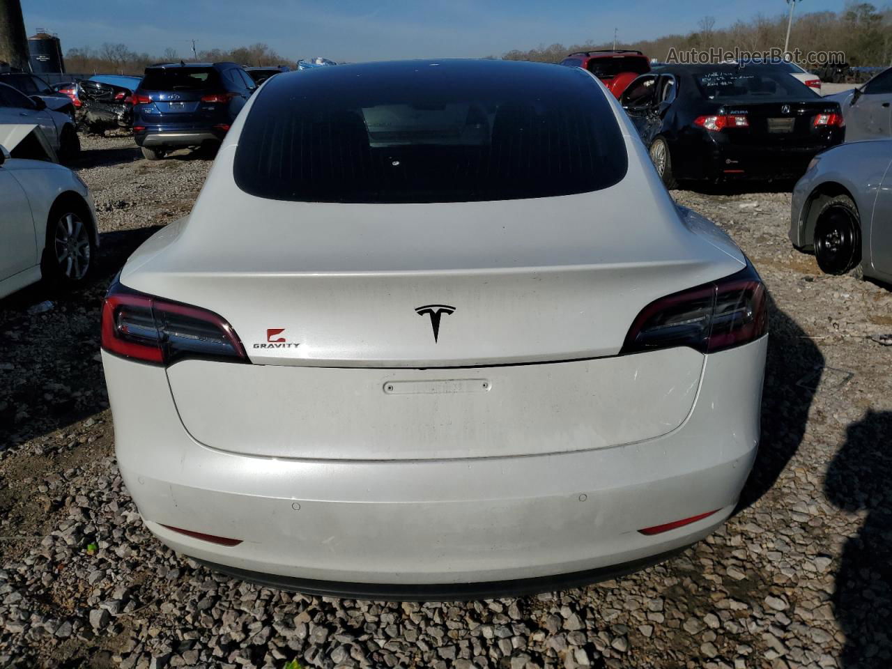 2020 Tesla Model 3  Белый vin: 5YJ3E1EA8LF504226