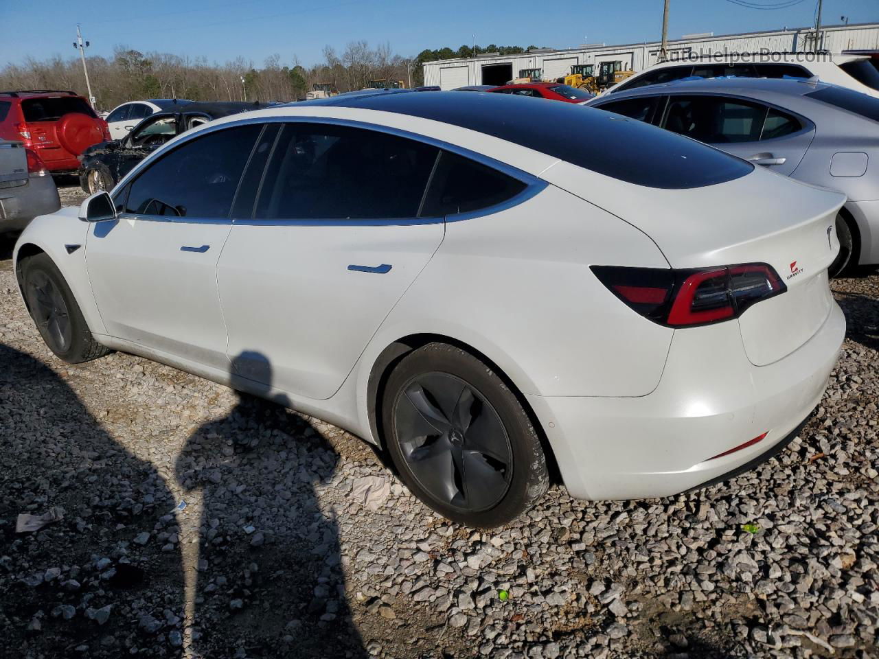 2020 Tesla Model 3  White vin: 5YJ3E1EA8LF504226