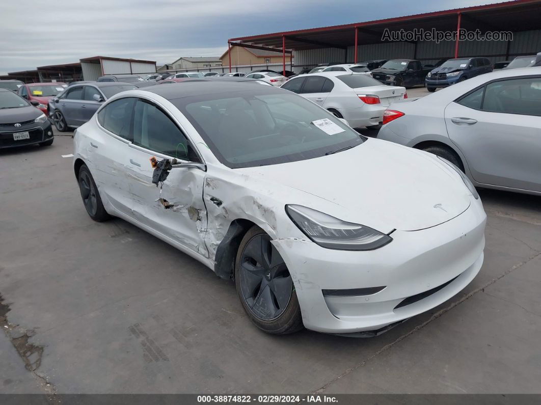 2020 Tesla Model 3 Standard Range Plus Rear-wheel Drive/standard Range Rear-wheel Drive Белый vin: 5YJ3E1EA8LF590671