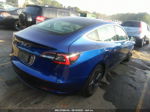 2020 Tesla Model 3 Standard Range Blue vin: 5YJ3E1EA8LF598902