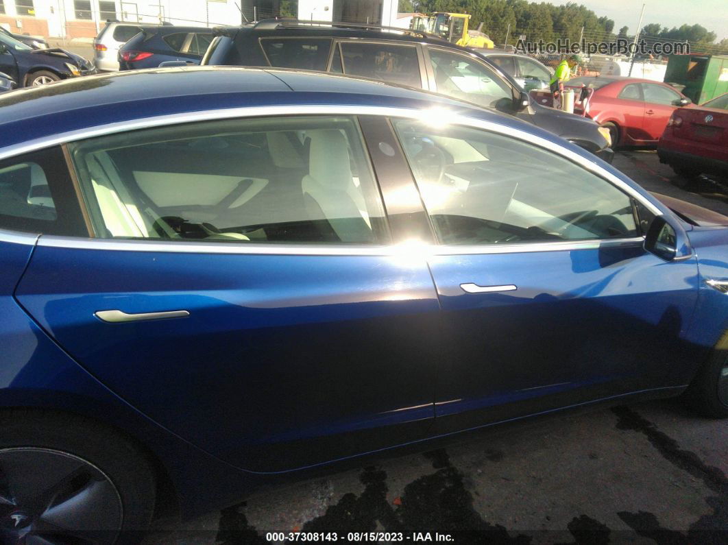 2020 Tesla Model 3 Standard Range Blue vin: 5YJ3E1EA8LF598902