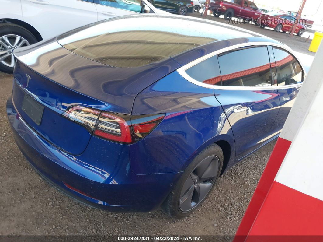 2020 Tesla Model 3 Standard Range Plus Rear-wheel Drive/standard Range Rear-wheel Drive Blue vin: 5YJ3E1EA8LF611776