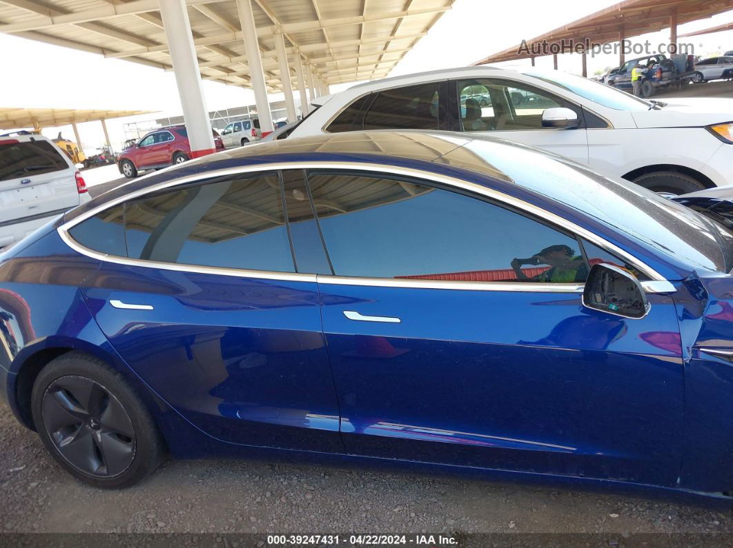 2020 Tesla Model 3 Standard Range Plus Rear-wheel Drive/standard Range Rear-wheel Drive Blue vin: 5YJ3E1EA8LF611776