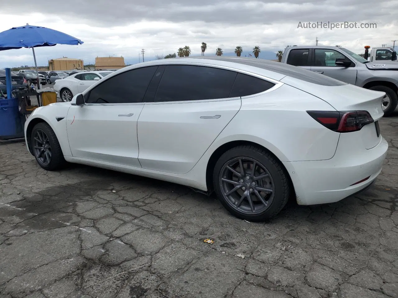 2020 Tesla Model 3  White vin: 5YJ3E1EA8LF659343