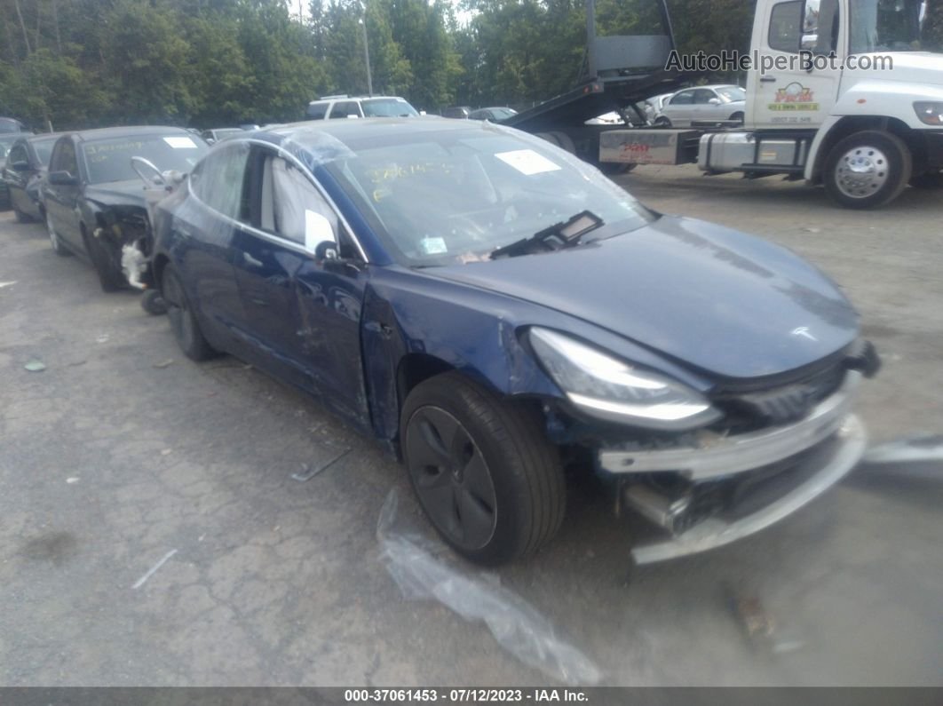 2020 Tesla Model 3 Standard Range Blue vin: 5YJ3E1EA8LF659584