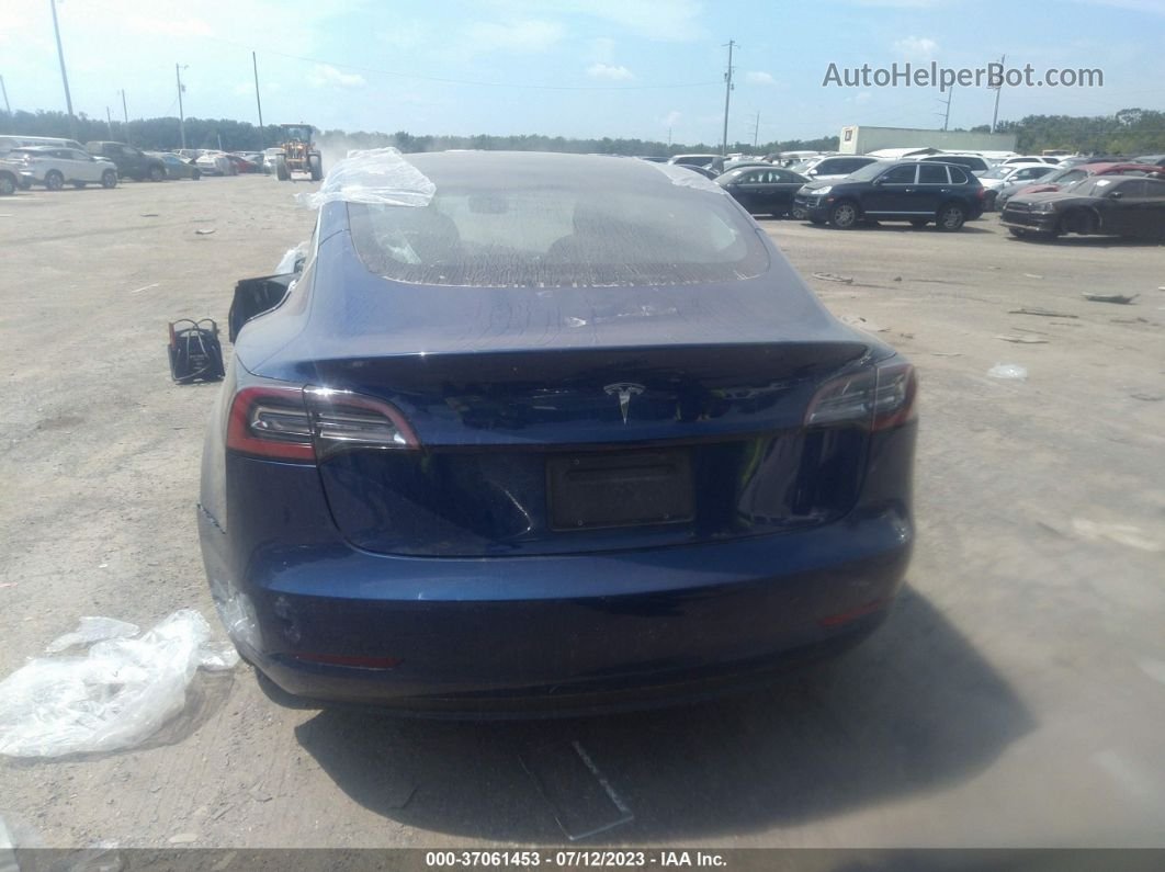 2020 Tesla Model 3 Standard Range Blue vin: 5YJ3E1EA8LF659584