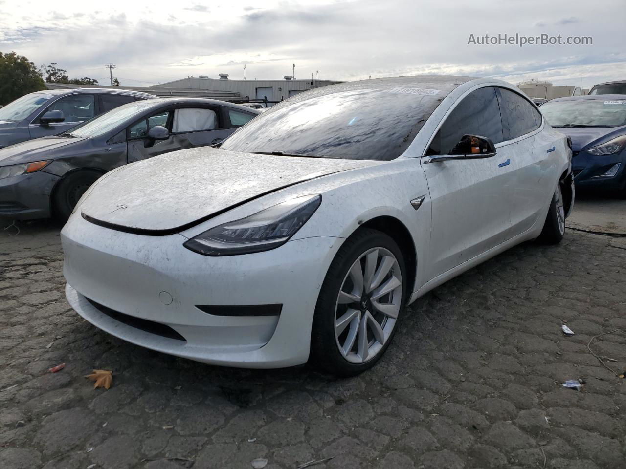 2020 Tesla Model 3  Белый vin: 5YJ3E1EA8LF708976