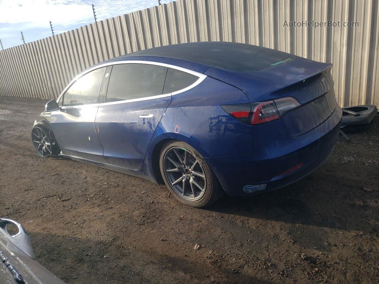 2020 Tesla Model 3  Blue vin: 5YJ3E1EA8LF739757