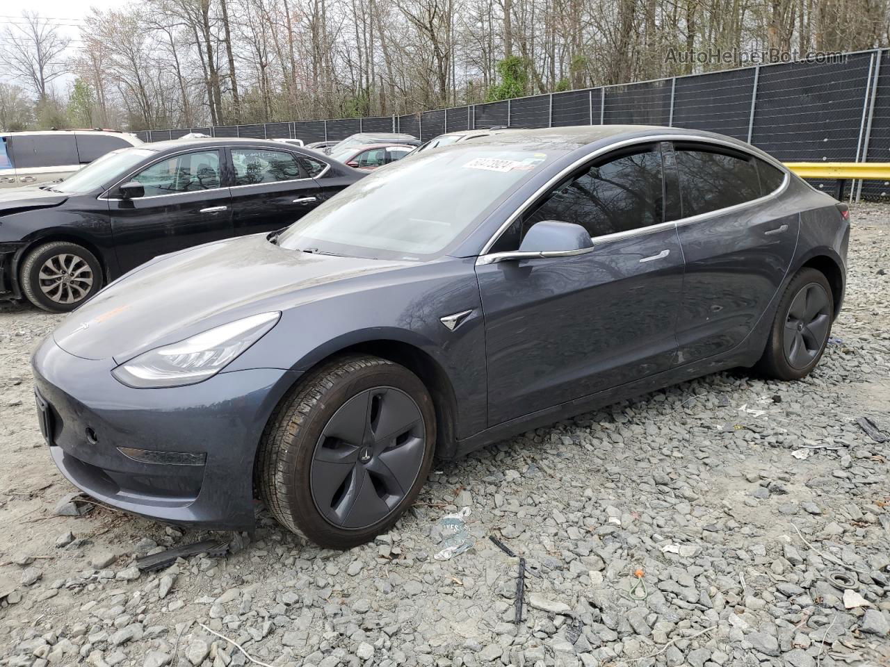 2020 Tesla Model 3  Серый vin: 5YJ3E1EA8LF784911