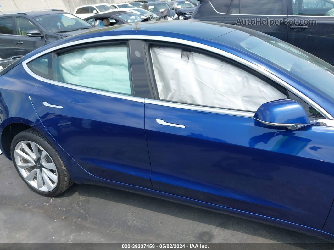 2020 Tesla Model 3 Standard Range Plus Rear-wheel Drive/standard Range Rear-wheel Drive Blue vin: 5YJ3E1EA8LF802338