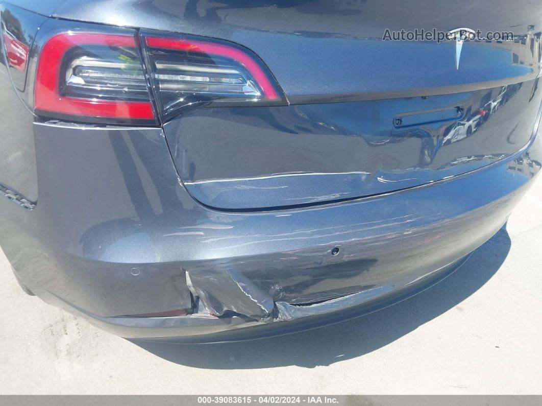 2021 Tesla Model 3 Standard Range Plus Rear-wheel Drive Серый vin: 5YJ3E1EA8MF075669