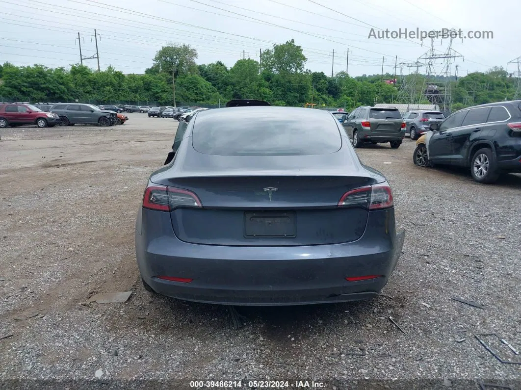 2021 Tesla Model 3 Standard Range Plus Rear-wheel Drive Серый vin: 5YJ3E1EA8MF086350