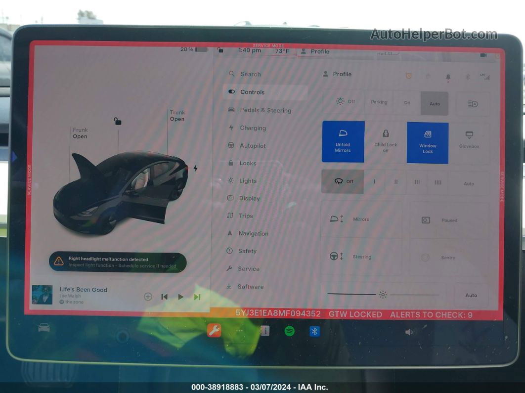 2021 Tesla Model 3 Standard Range Plus Rear-wheel Drive Черный vin: 5YJ3E1EA8MF094352