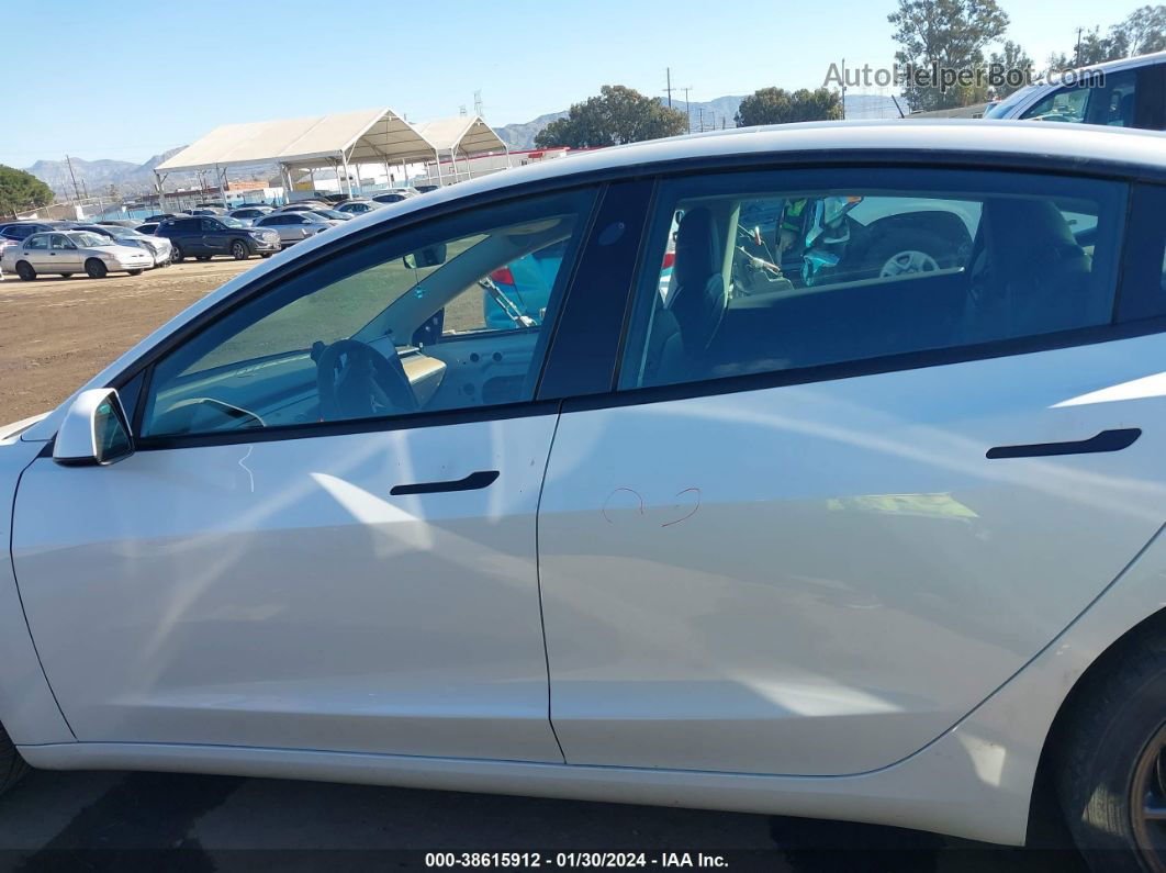 2021 Tesla Model 3 Standard Range Plus Rear-wheel Drive Белый vin: 5YJ3E1EA8MF098451