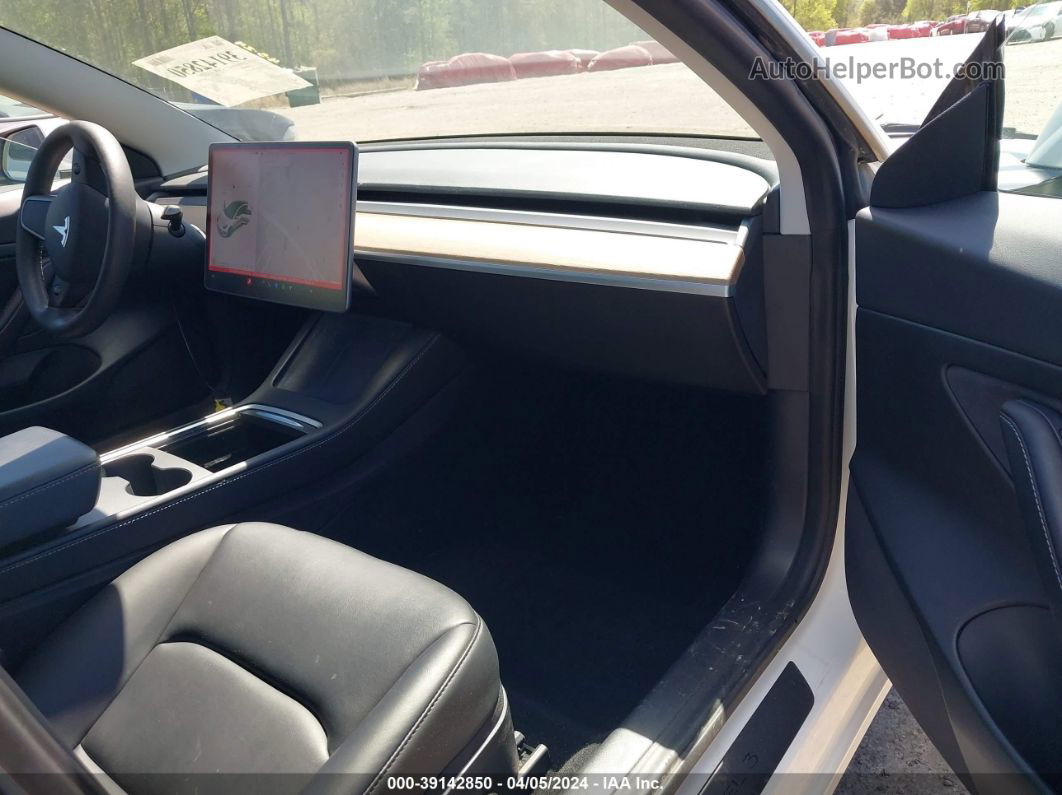 2021 Tesla Model 3 Standard Range Plus Rear-wheel Drive Белый vin: 5YJ3E1EA8MF919774