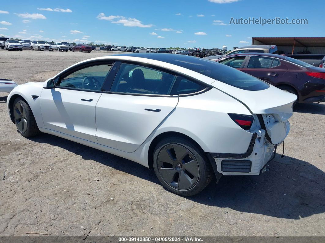 2021 Tesla Model 3 Standard Range Plus Rear-wheel Drive Белый vin: 5YJ3E1EA8MF919774