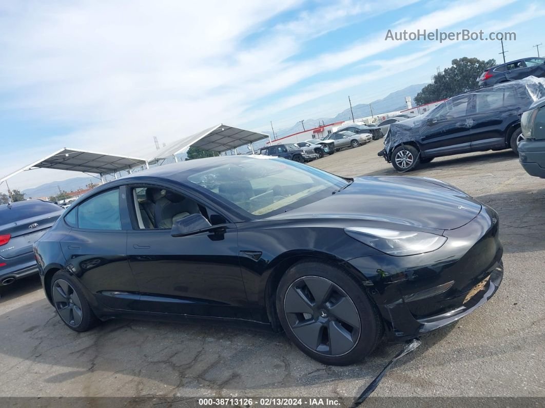 2021 Tesla Model 3 Standard Range Plus Rear-wheel Drive Black vin: 5YJ3E1EA8MF929544