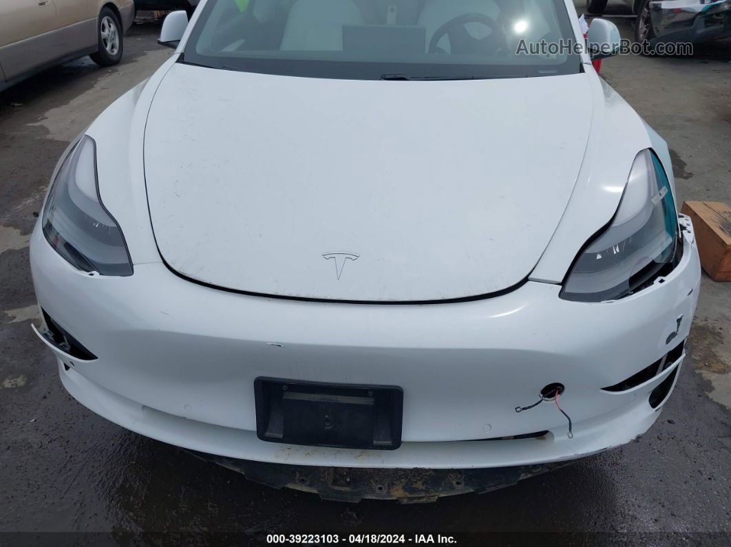 2021 Tesla Model 3 Standard Range Plus Rear-wheel Drive White vin: 5YJ3E1EA8MF987542