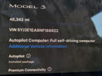 2022 Tesla Model 3  Черный vin: 5YJ3E1EA8NF188622