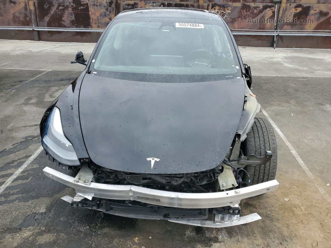 2022 Tesla Model 3  Черный vin: 5YJ3E1EA8NF303980