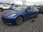 2022 Tesla Model 3  Blue vin: 5YJ3E1EA8NF357182