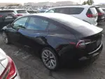 2022 Tesla Model 3  Black vin: 5YJ3E1EA8NF372409