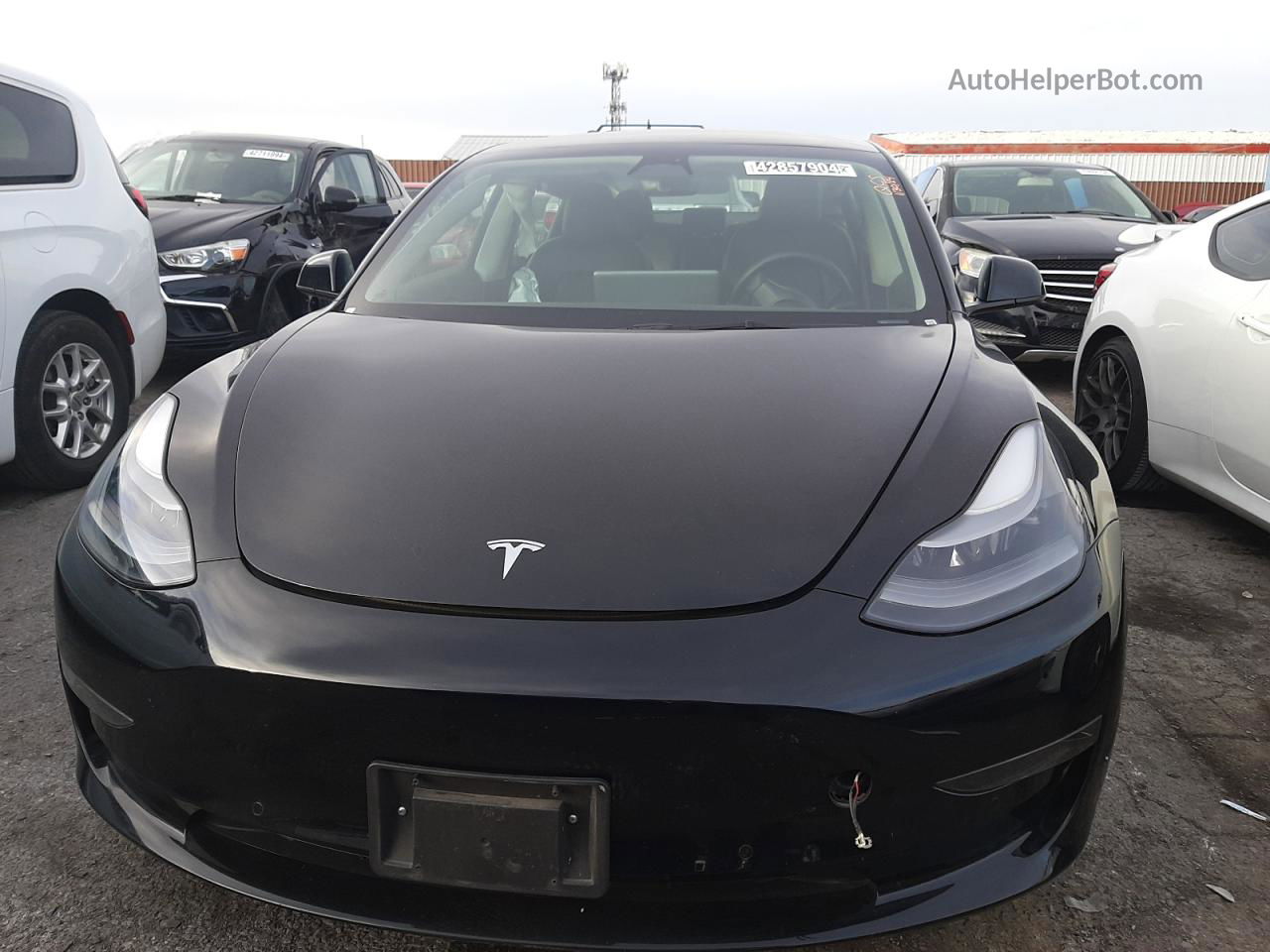 2022 Tesla Model 3  Black vin: 5YJ3E1EA8NF372409