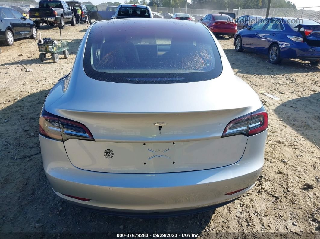 2018 Tesla Model 3 Range Battery Silver vin: 5YJ3E1EA9JF005206
