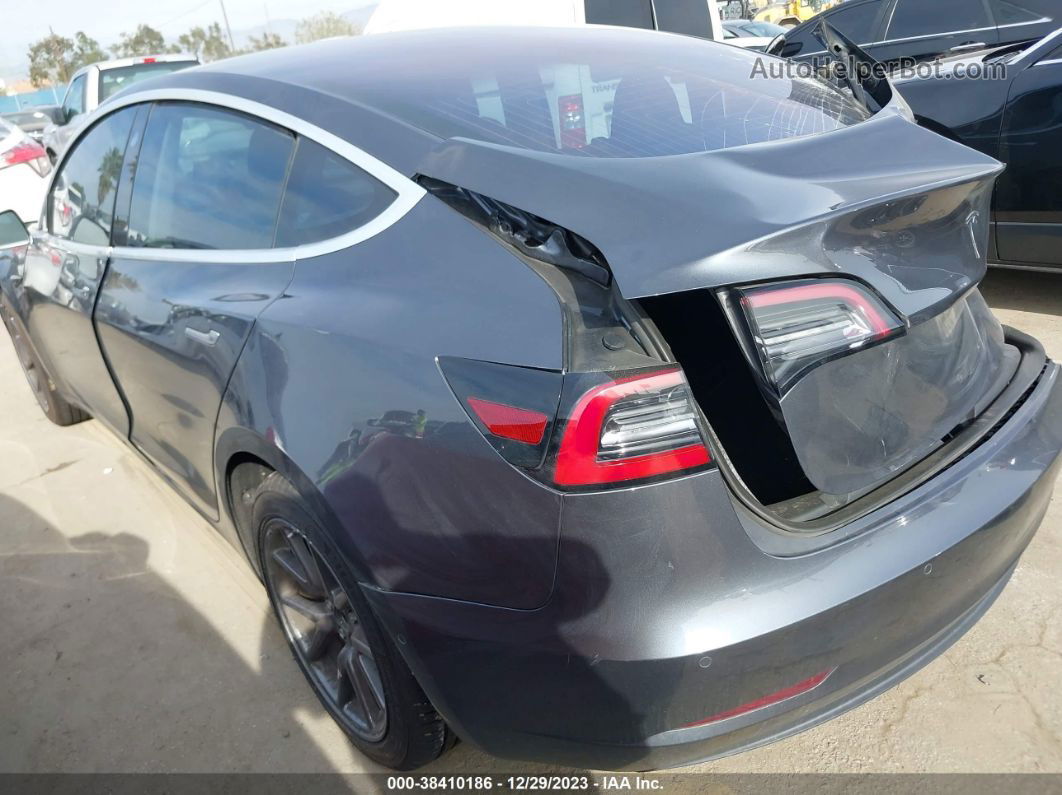 2018 Tesla Model 3 Long Range/mid Range Gray vin: 5YJ3E1EA9JF008591