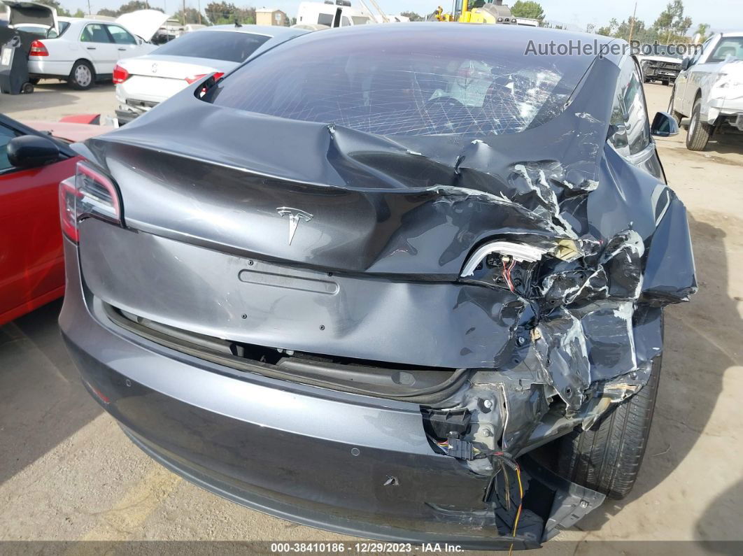 2018 Tesla Model 3 Long Range/mid Range Gray vin: 5YJ3E1EA9JF008591