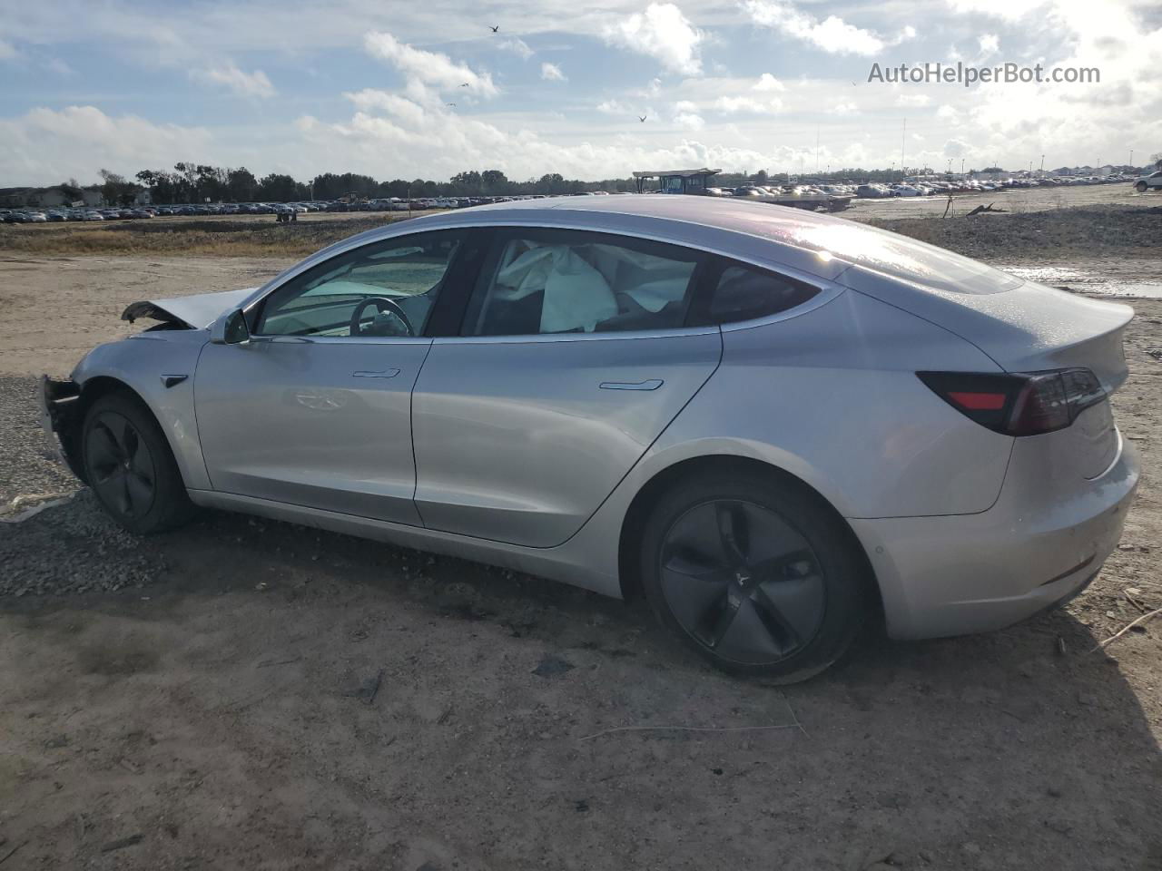 2018 Tesla Model 3  Silver vin: 5YJ3E1EA9JF019106