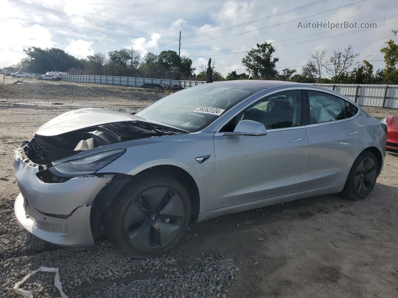 2018 Tesla Model 3  Silver vin: 5YJ3E1EA9JF019106