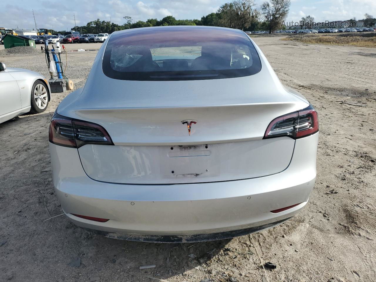 2018 Tesla Model 3  Silver vin: 5YJ3E1EA9JF019106