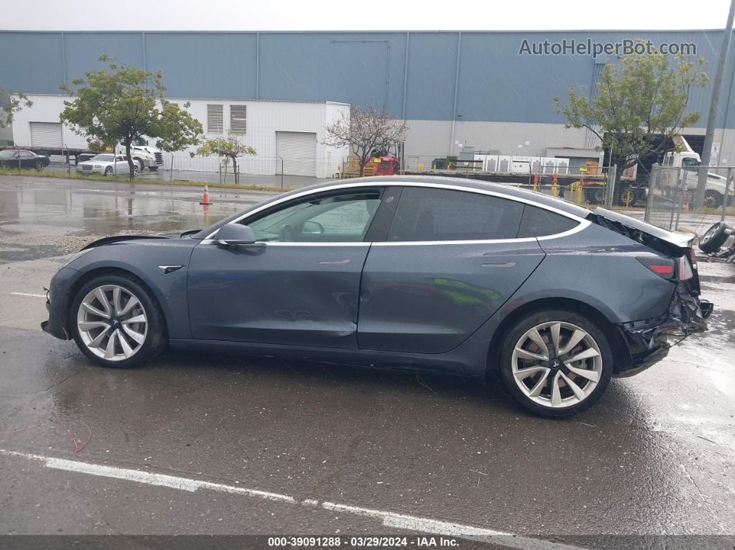 2018 Tesla Model 3   Gray vin: 5YJ3E1EA9JF024001