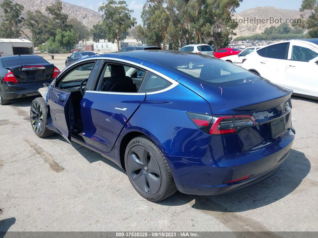 2018 Tesla Model 3 Range Battery Blue vin: 5YJ3E1EA9JF030865