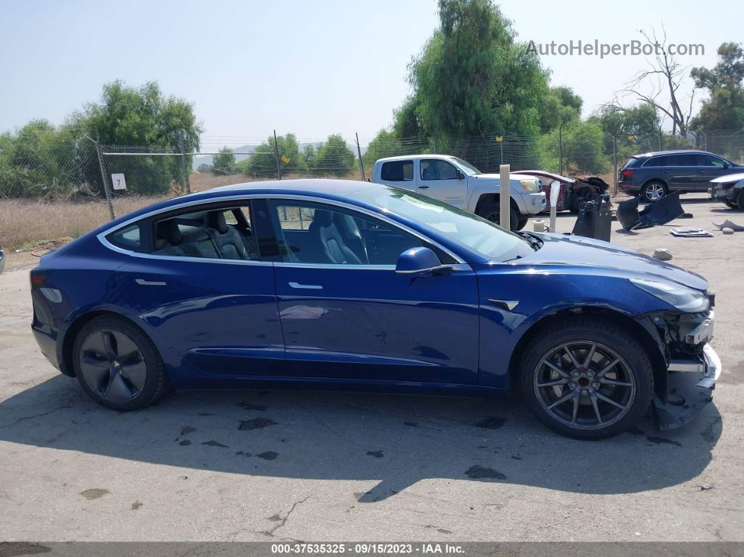 2018 Tesla Model 3 Range Battery Blue vin: 5YJ3E1EA9JF030865