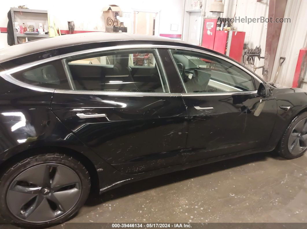 2018 Tesla Model 3 Long Range/mid Range Black vin: 5YJ3E1EA9JF031319